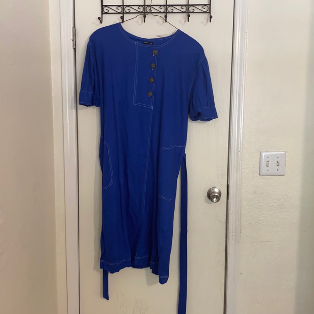 Blue dress
